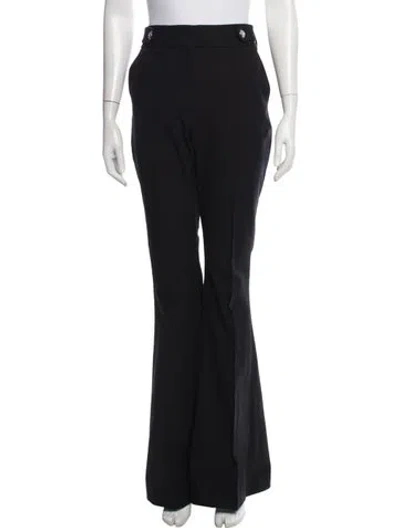 Pre-owned Veronica Beard Flared Pants In Black