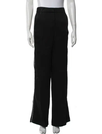 Pre-owned Veronica Beard Flared Pants In Black