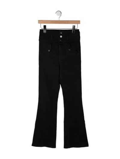 Pre-owned Veronica Beard Flared Pants In Black