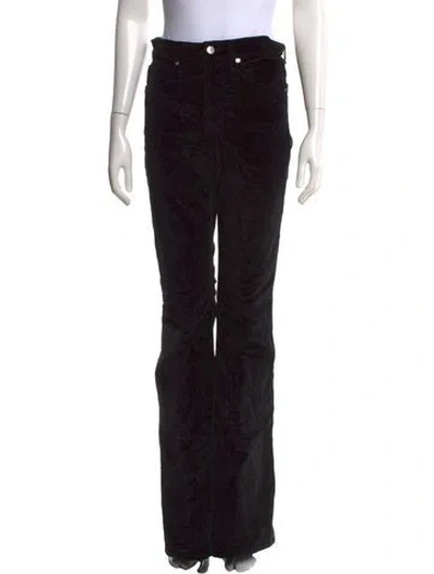 Pre-owned Veronica Beard Flared Pants In Black