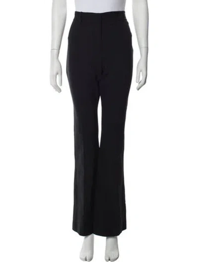 Pre-owned Veronica Beard Flared Pants In Black