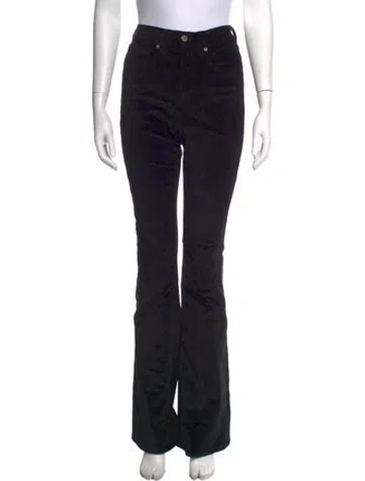 Pre-owned Veronica Beard Flared Pants In Black