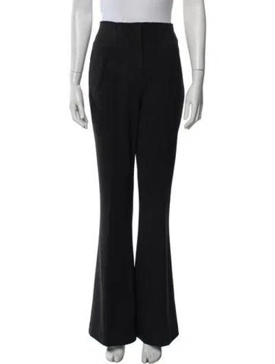 Pre-owned Veronica Beard Flared Pants In Black