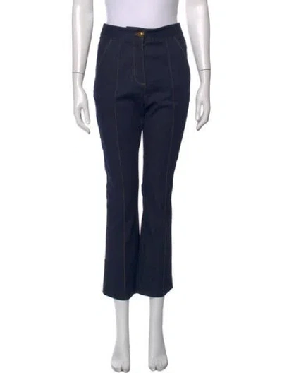 Pre-owned Veronica Beard Flared Pants In Black