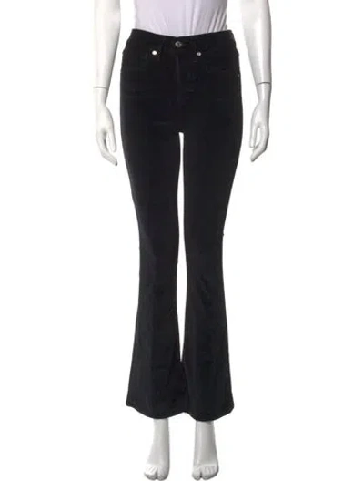 Pre-owned Veronica Beard Flared Pants In Black
