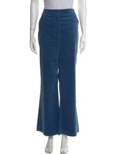 Pre-owned Veronica Beard Flared Pants In Blue