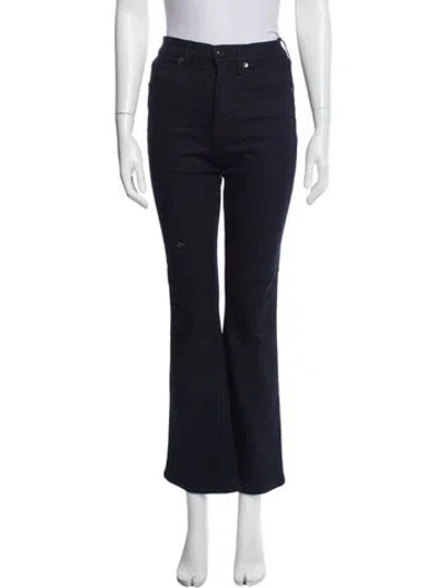 Pre-owned Veronica Beard Flared Pants In Blue