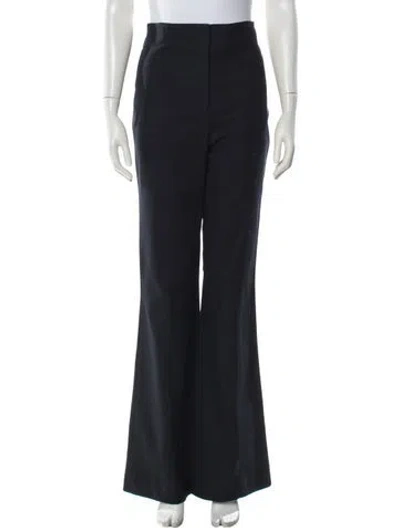 Pre-owned Veronica Beard Flared Pants In Blue