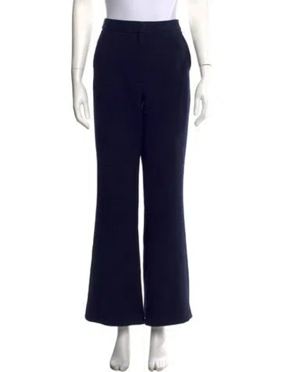 Pre-owned Veronica Beard Flared Pants In Blue