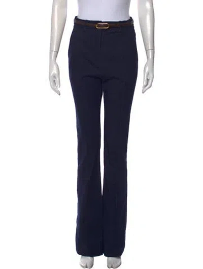 Pre-owned Veronica Beard Flared Pants In Blue
