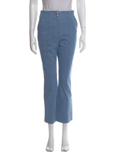Pre-owned Veronica Beard Flared Pants In Blue