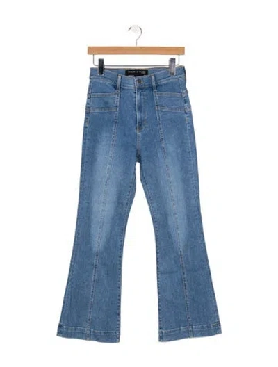 Pre-owned Veronica Beard Flared Pants In Blue