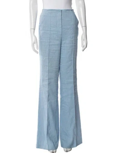Pre-owned Veronica Beard Flared Pants In Blue