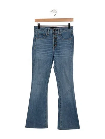 Pre-owned Veronica Beard Flared Pants In Blue