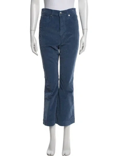 Pre-owned Veronica Beard Flared Pants In Blue
