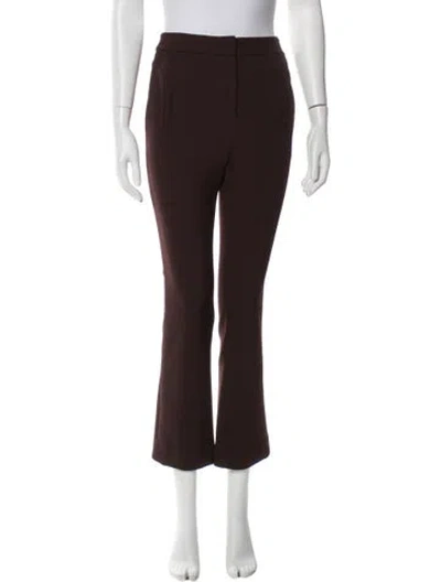 Pre-owned Veronica Beard Flared Pants In Brown
