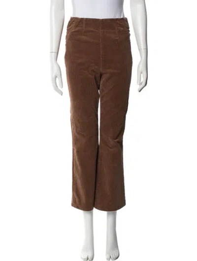 Pre-owned Veronica Beard Flared Pants In Brown