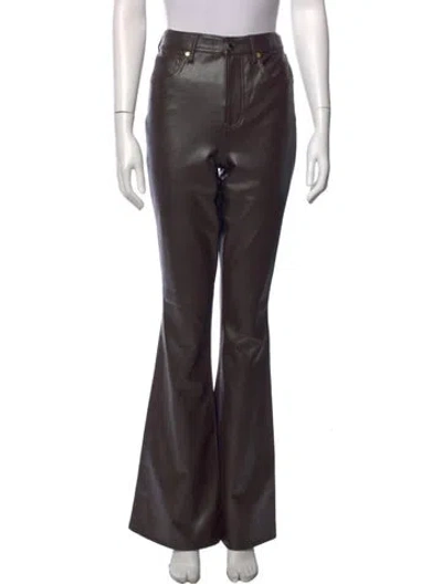 Pre-owned Veronica Beard Flared Pants In Brown