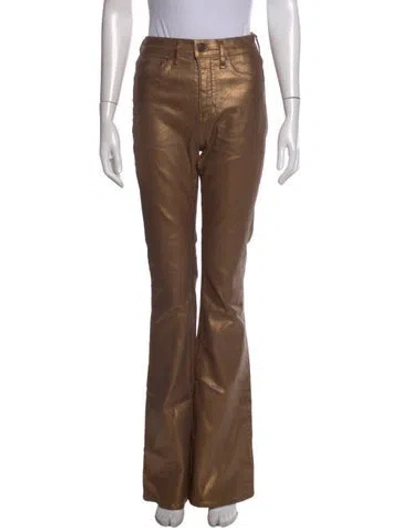 Pre-owned Veronica Beard Flared Pants In Brown