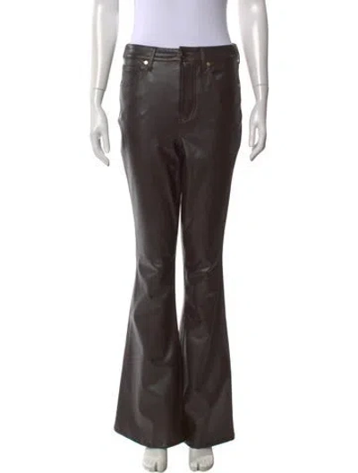 Pre-owned Veronica Beard Flared Pants In Brown