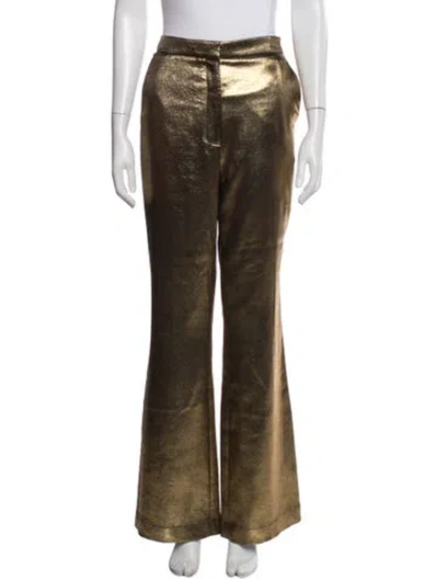 Pre-owned Veronica Beard Flared Pants In Brown