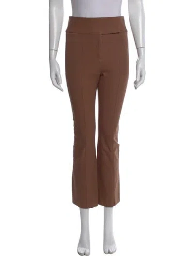 Pre-owned Veronica Beard Flared Pants In Brown