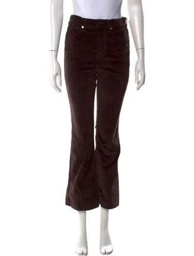 Pre-owned Veronica Beard Flared Pants In Brown