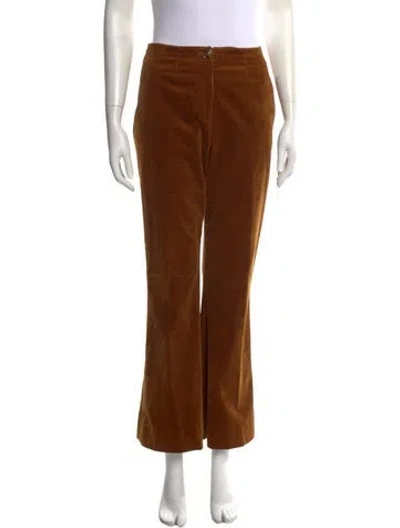 Pre-owned Veronica Beard Flared Pants In Brown