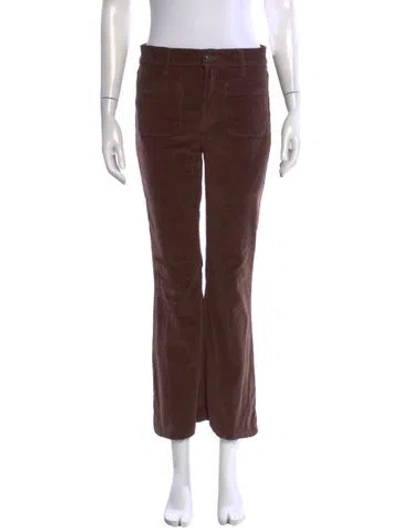 Pre-owned Veronica Beard Flared Pants In Brown