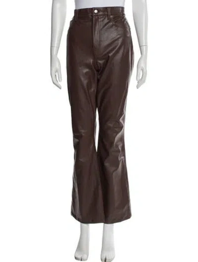 Pre-owned Veronica Beard Flared Pants In Brown