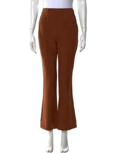 Pre-owned Veronica Beard Flared Pants In Brown