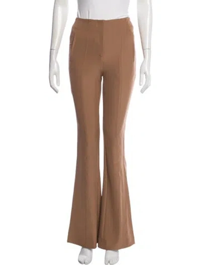 Pre-owned Veronica Beard Flared Pants In Brown