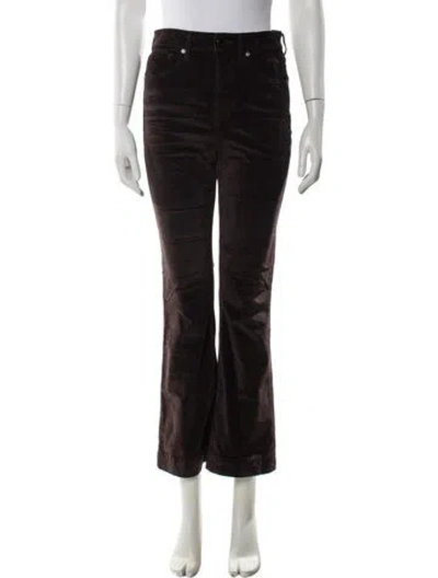 Pre-owned Veronica Beard Flared Pants In Brown