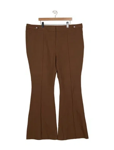 Pre-owned Veronica Beard Flared Pants In Brown