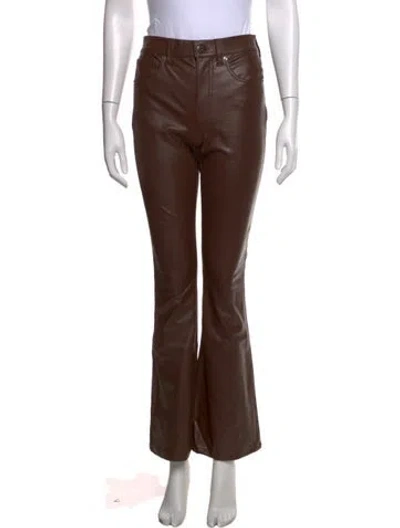 Pre-owned Veronica Beard Flared Pants In Brown