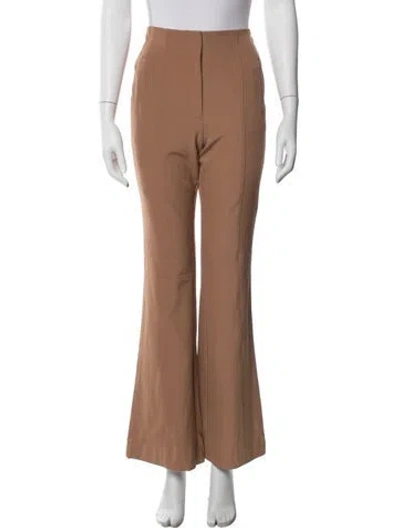 Pre-owned Veronica Beard Flared Pants In Brown