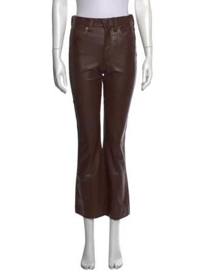 Pre-owned Veronica Beard Flared Pants In Brown