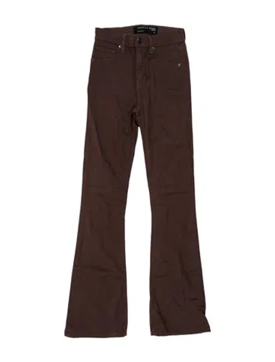 Pre-owned Veronica Beard Flared Pants In Brown