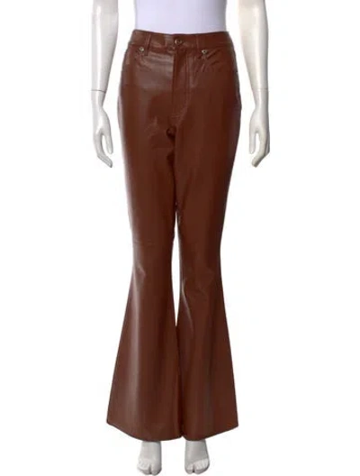 Pre-owned Veronica Beard Flared Pants In Brown