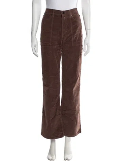 Pre-owned Veronica Beard Flared Pants In Brown