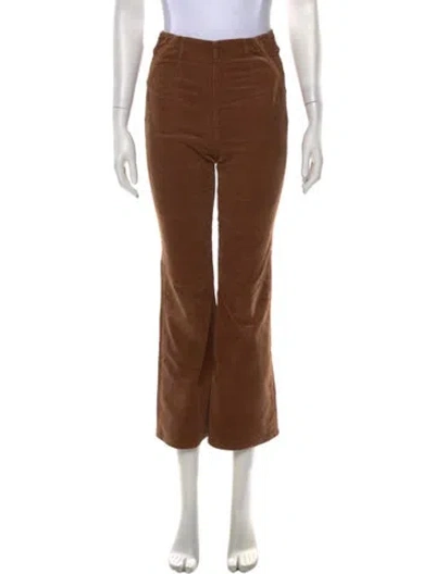 Pre-owned Veronica Beard Flared Pants In Brown