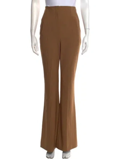 Pre-owned Veronica Beard Flared Pants In Brown