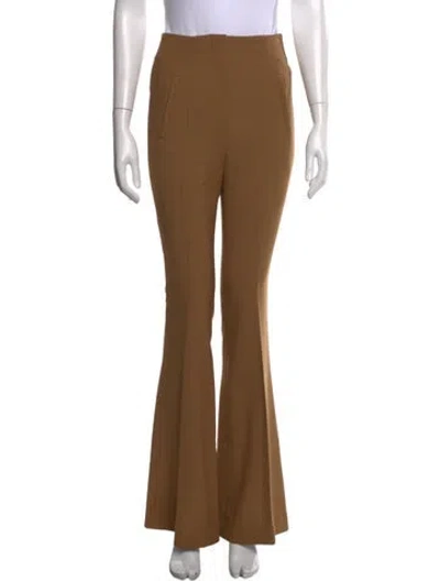 Pre-owned Veronica Beard Flared Pants In Brown