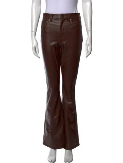 Pre-owned Veronica Beard Flared Pants In Brown