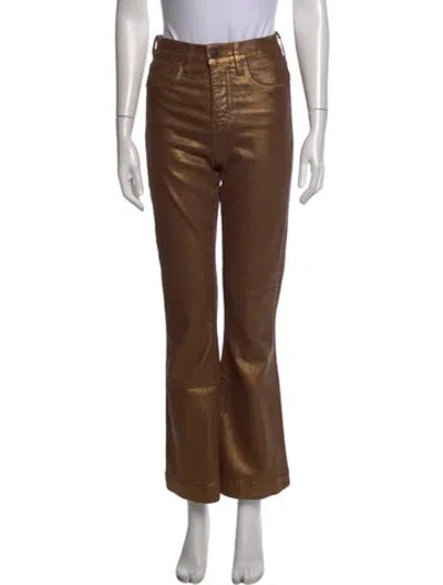 Pre-owned Veronica Beard Flared Pants In Brown