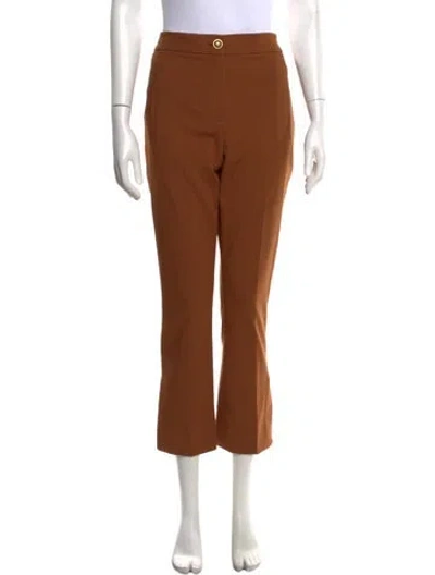 Pre-owned Veronica Beard Flared Pants In Brown