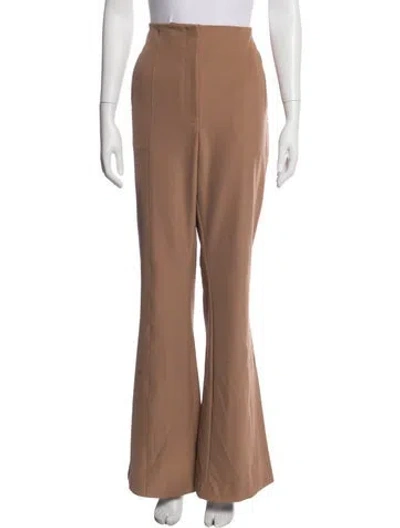 Pre-owned Veronica Beard Flared Pants In Brown
