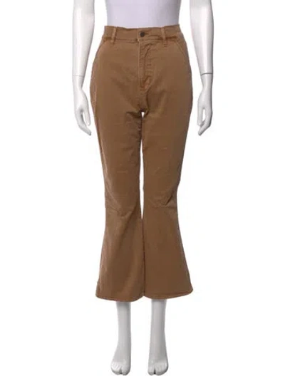 Pre-owned Veronica Beard Flared Pants In Brown
