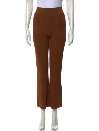 Pre-owned Veronica Beard Flared Pants In Brown
