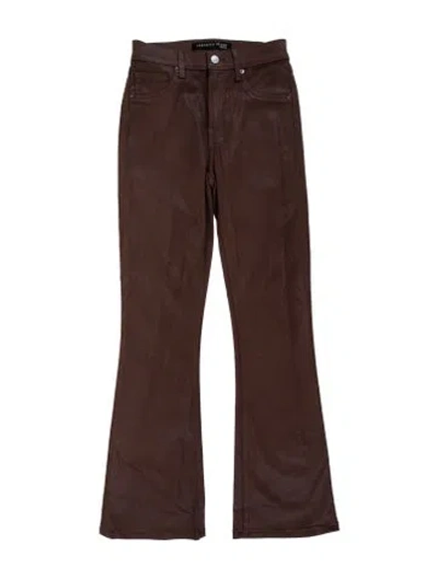 Pre-owned Veronica Beard Flared Pants In Brown